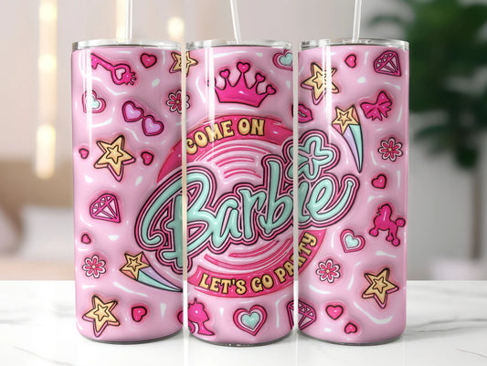 Barbie Puff Tumblers