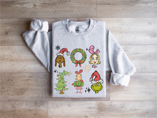 Whoville & Grinch Sweater
