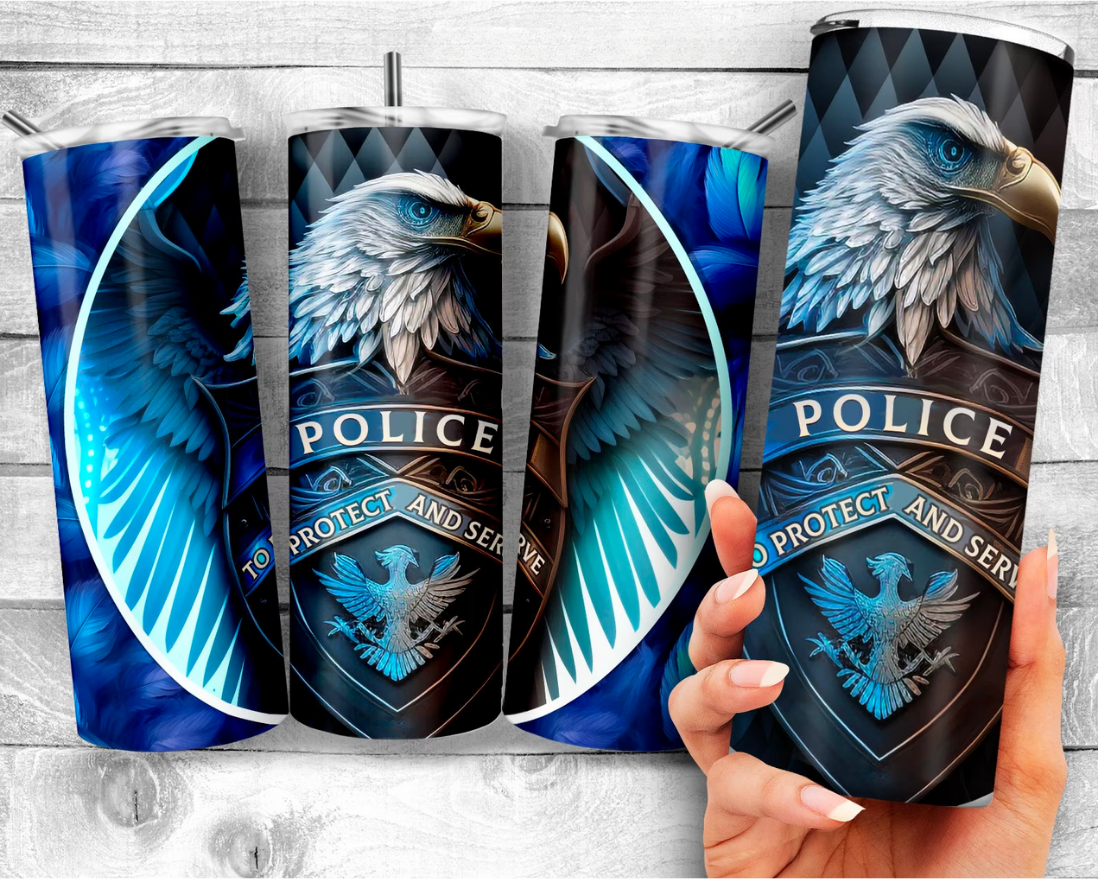 Police Design Tumbler