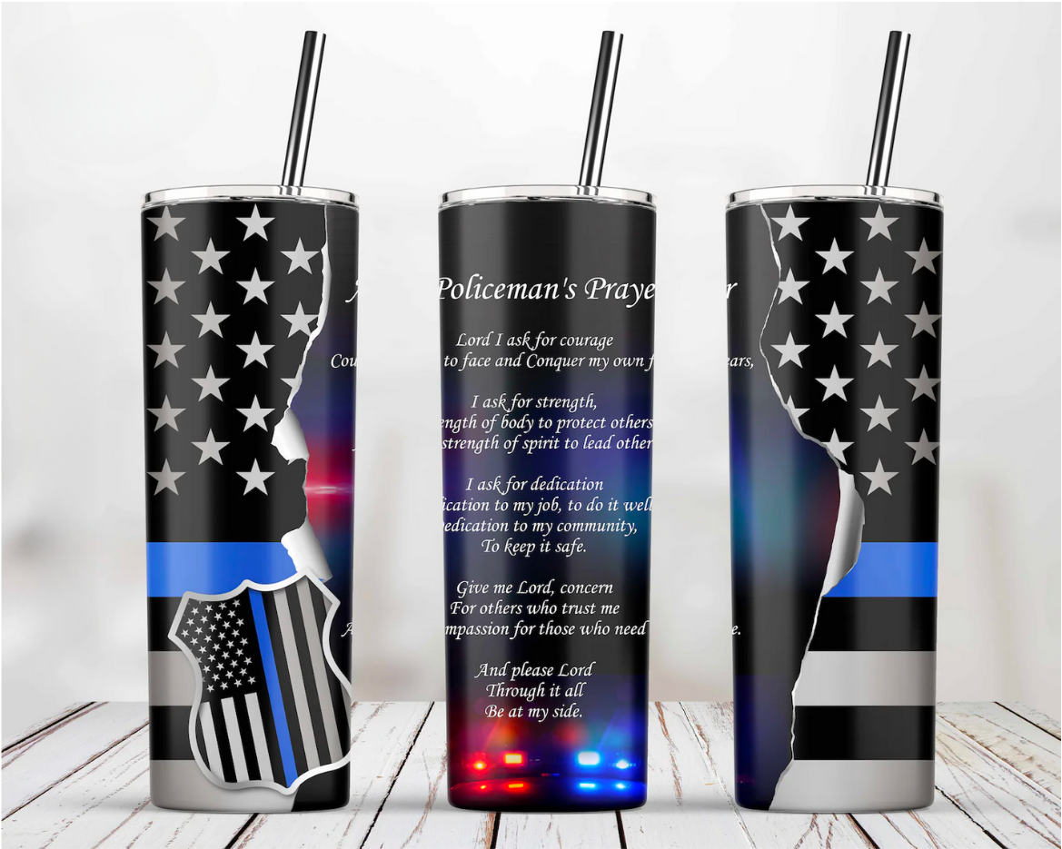 Police Design Tumbler