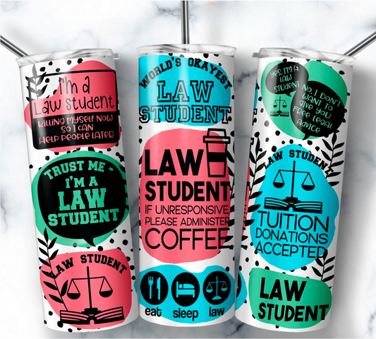 Law Student Tumbler